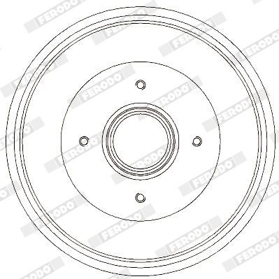 Stabdžių būgnas FERODO FDR329731