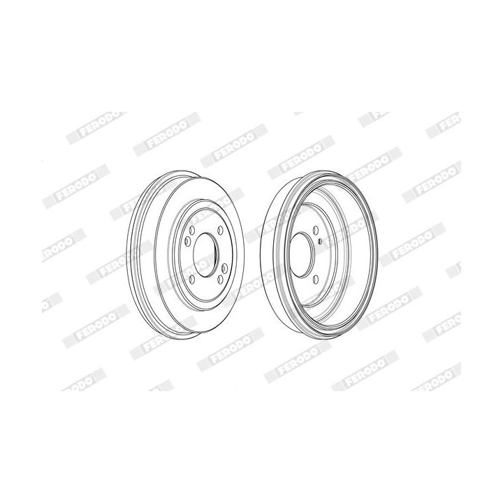Stabdžių būgnas FERODO FDR329755