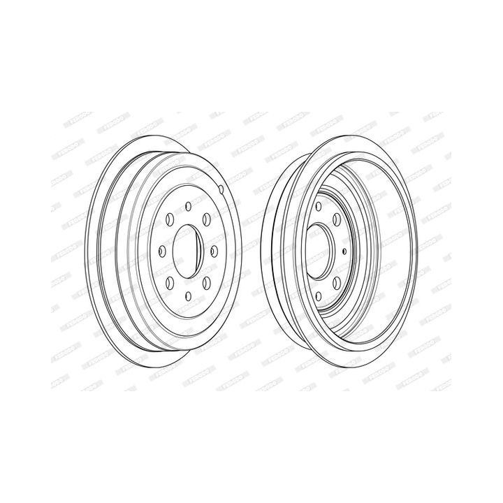 Stabdžių būgnas FERODO FDR329809