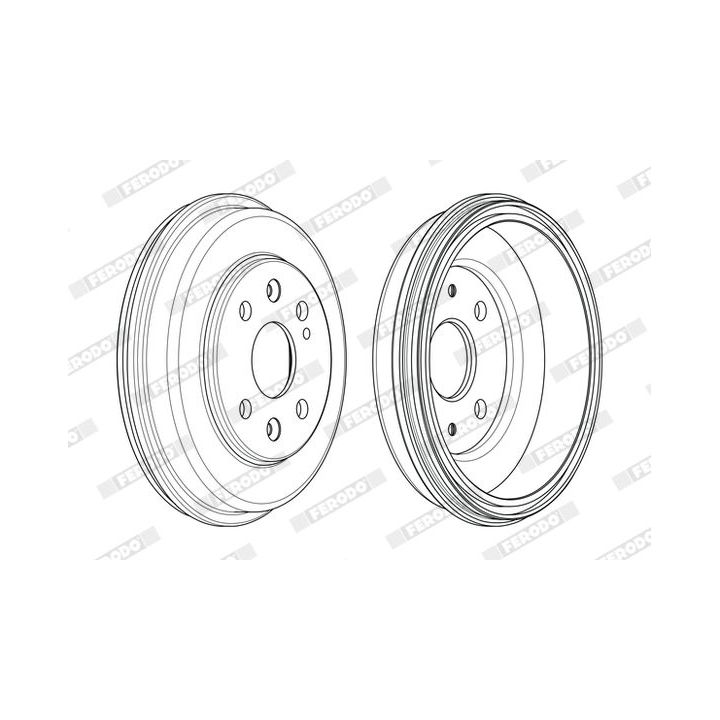 Stabdžių būgnas FERODO FDR329823