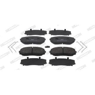 Stabdžių trinkelių rinkinys, diskinis stabdys FERODO FDB5433