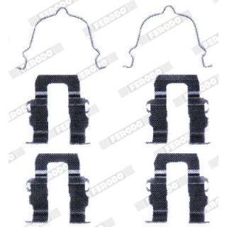 Priedų komplektas, diskinių stabdžių trinkelės FERODO FBA499