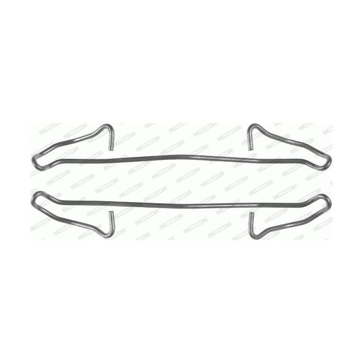 Priedų komplektas, diskinių stabdžių trinkelės FERODO FBA500