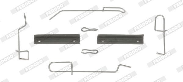 Priedų komplektas, diskinių stabdžių trinkelės FERODO FBA504