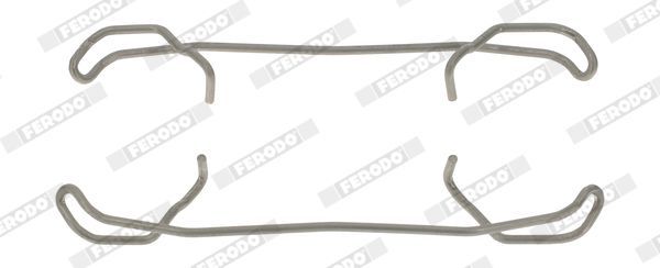 Priedų komplektas, diskinių stabdžių trinkelės FERODO FBA526