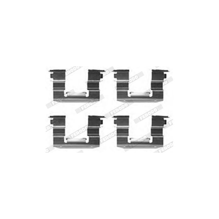 Priedų komplektas, diskinių stabdžių trinkelės FERODO FBA575