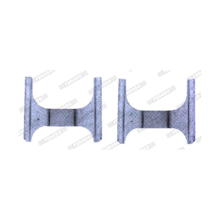 Priedų komplektas, diskinių stabdžių trinkelės FERODO FBA576