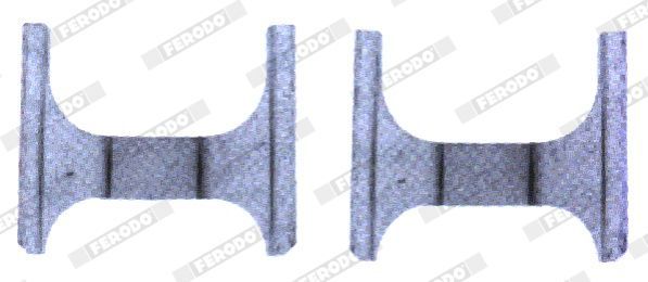 Priedų komplektas, diskinių stabdžių trinkelės FERODO FBA576