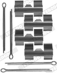 Priedų komplektas, diskinių stabdžių trinkelės FERODO FBA581