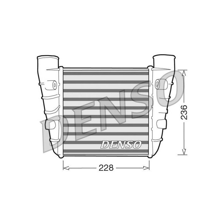Tarpinis suslėgto oro aušintuvas, kompresorius DENSO DIT99001