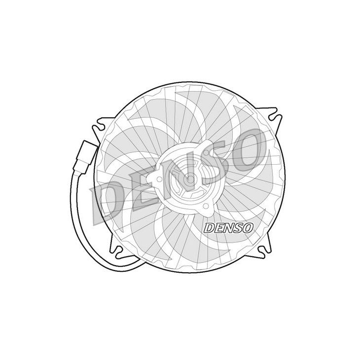 Ventiliatorius, radiatoriaus DENSO DER21017