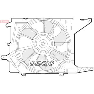Ventiliatorius, radiatoriaus DENSO DER37003