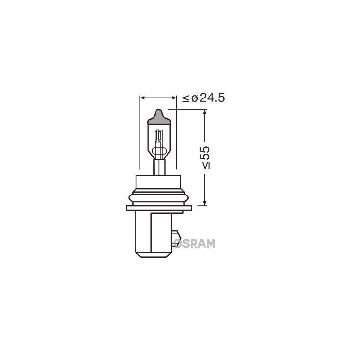 Lemputė, prožektorius ams-OSRAM 9007