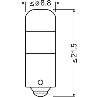Lemputė, salono apšvietimas ams-OSRAM 3893DWP-2BL