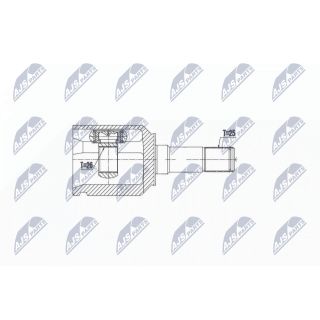 Jungčių komplektas, kardaninis velenas NTY NPW-AR-007