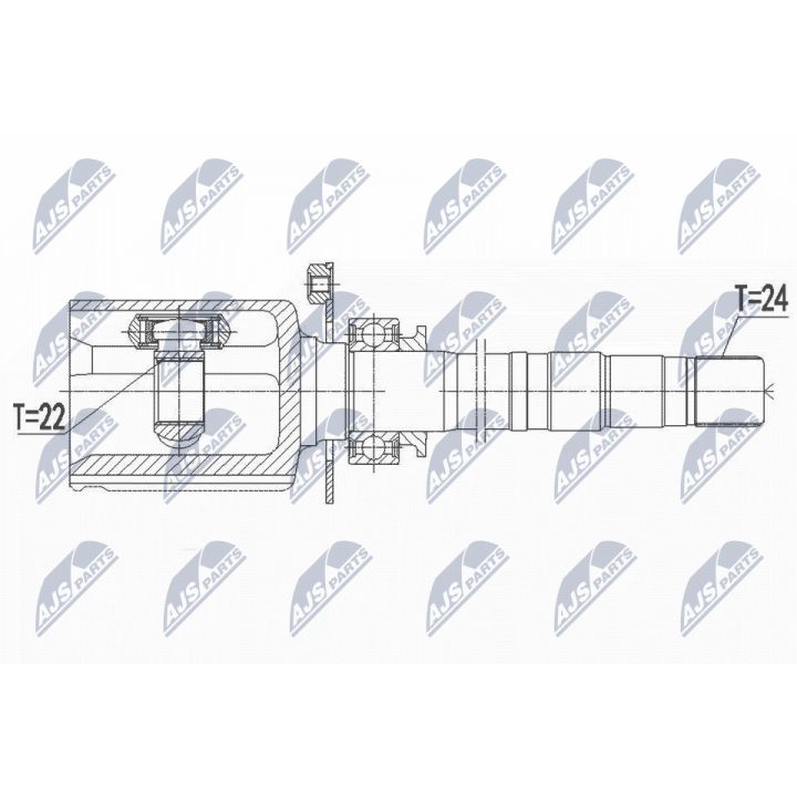 Jungčių komplektas, kardaninis velenas NTY NPW-FT-042