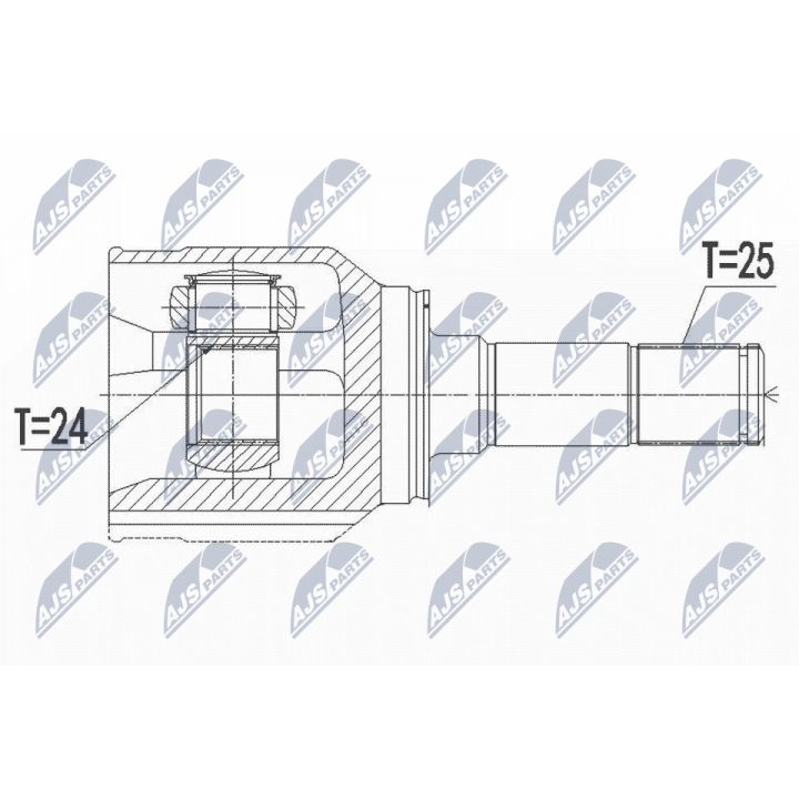 Jungčių komplektas, kardaninis velenas NTY NPW-FT-050