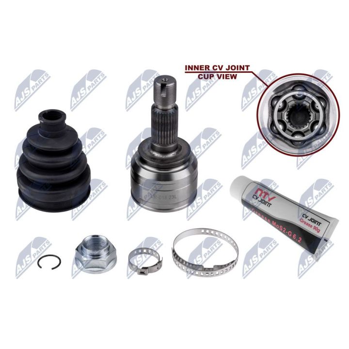 Jungčių komplektas, kardaninis velenas NTY NPZ-LR-018