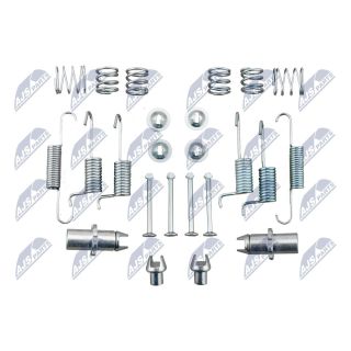 Priedų komplektas, stovėjimo stabdžių trinkelės NTY HSR-HY-505