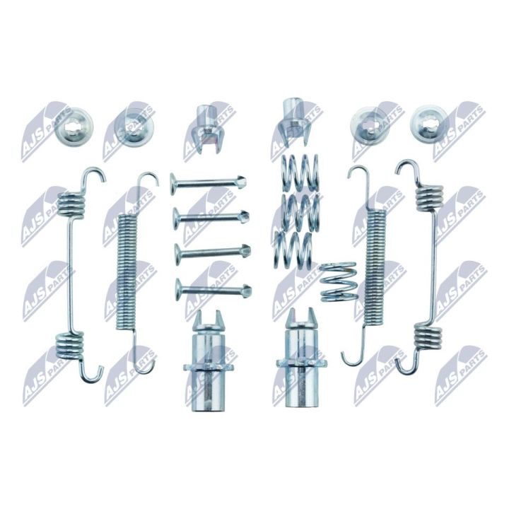 Priedų komplektas, stovėjimo stabdžių trinkelės NTY HSR-HY-506
