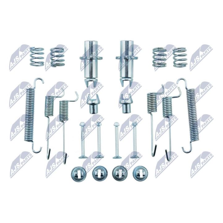 Priedų komplektas, stovėjimo stabdžių trinkelės NTY HSR-KA-302