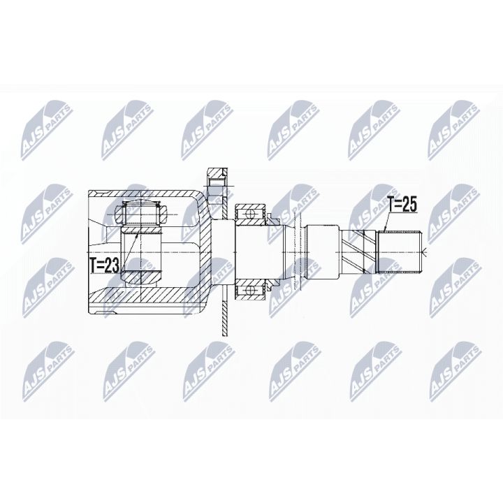Jungčių komplektas, kardaninis velenas NTY NPW-FT-070