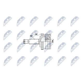 Jungčių komplektas, kardaninis velenas NTY NPZ-KA-368