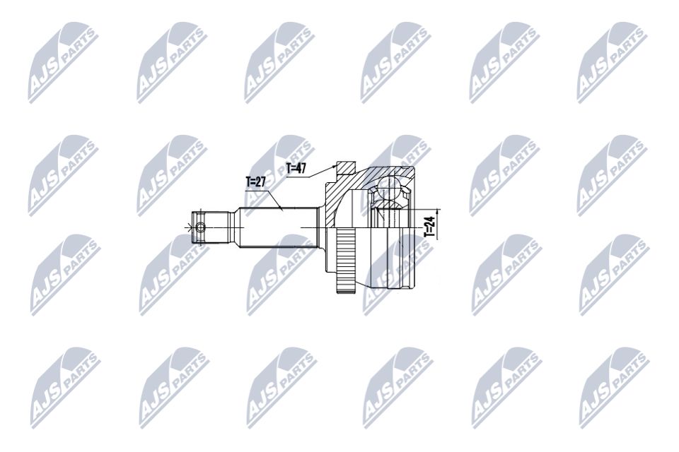Jungčių komplektas, kardaninis velenas NTY NPZ-KA-368