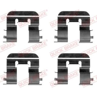 Priedų komplektas, diskinių stabdžių trinkelės QUICK BRAKE 109-0024