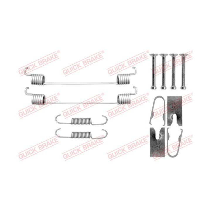 Priedų komplektas, stabdžių trinkelės QUICK BRAKE 105-0040