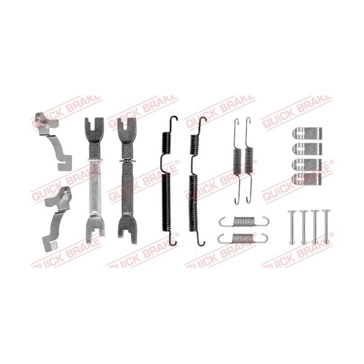 Priedų komplektas, stabdžių trinkelės QUICK BRAKE 105-0045S