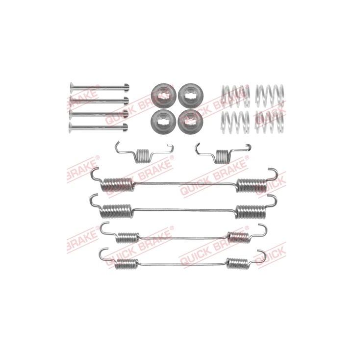 Priedų komplektas, stabdžių trinkelės QUICK BRAKE 105-0057