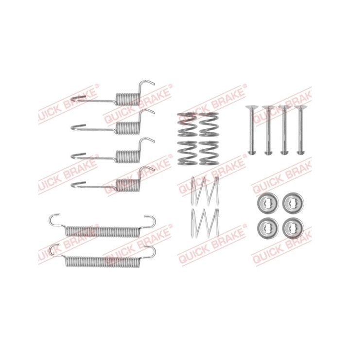 Priedų komplektas, stovėjimo stabdžių trinkelės QUICK BRAKE 105-0008