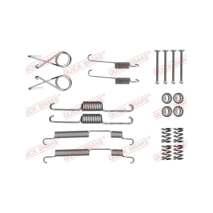 Priedų komplektas, stabdžių trinkelės QUICK BRAKE 105-0022