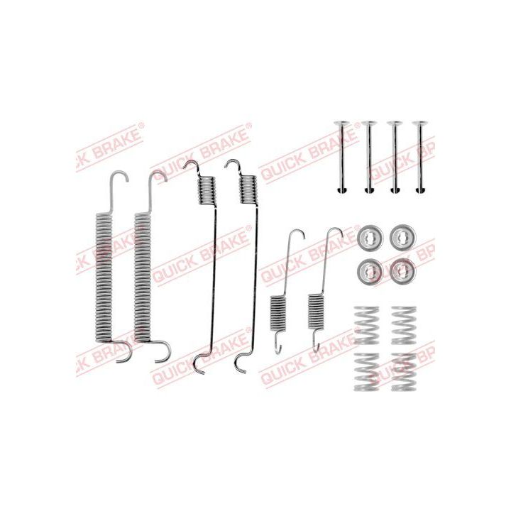 Priedų komplektas, stabdžių trinkelės QUICK BRAKE 105-0547