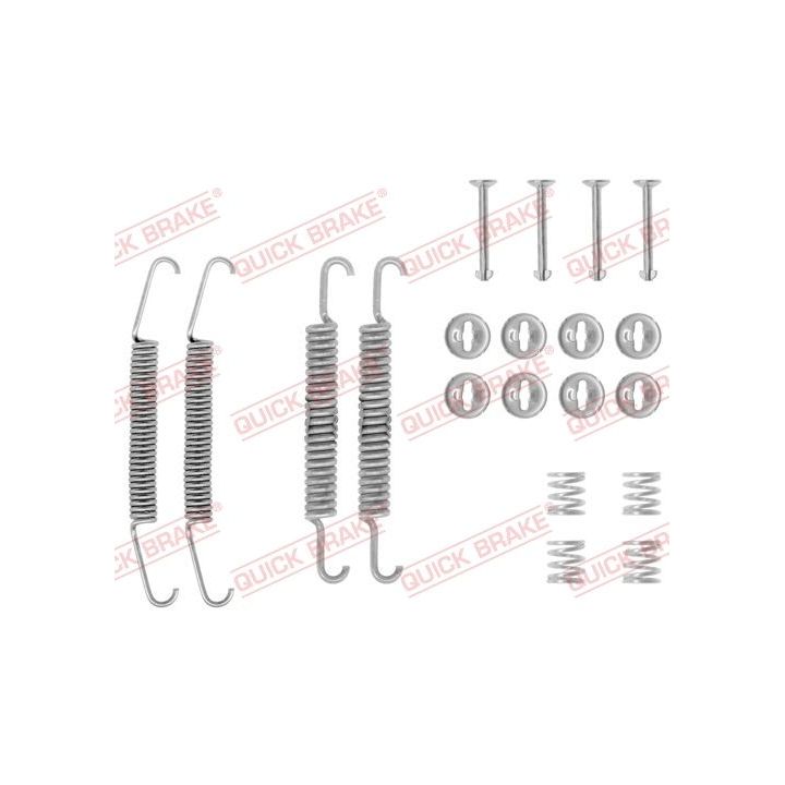Priedų komplektas, stabdžių trinkelės QUICK BRAKE 105-0548