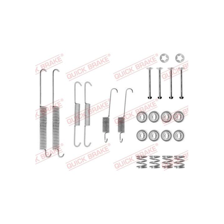 Priedų komplektas, stabdžių trinkelės QUICK BRAKE 105-0678