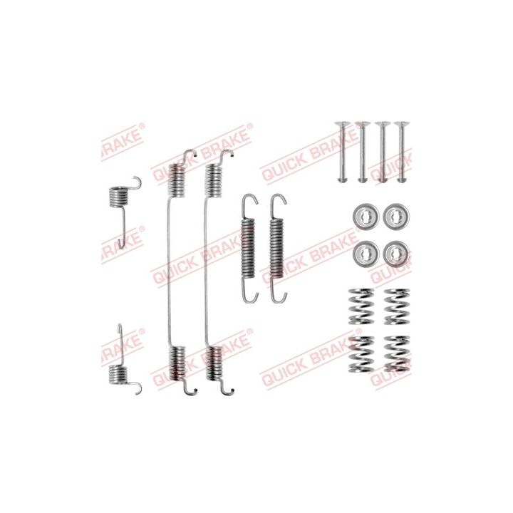Priedų komplektas, stabdžių trinkelės QUICK BRAKE 105-0682