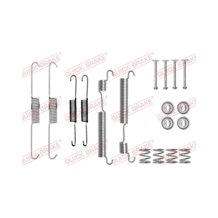 Priedų komplektas, stabdžių trinkelės QUICK BRAKE 105-0770