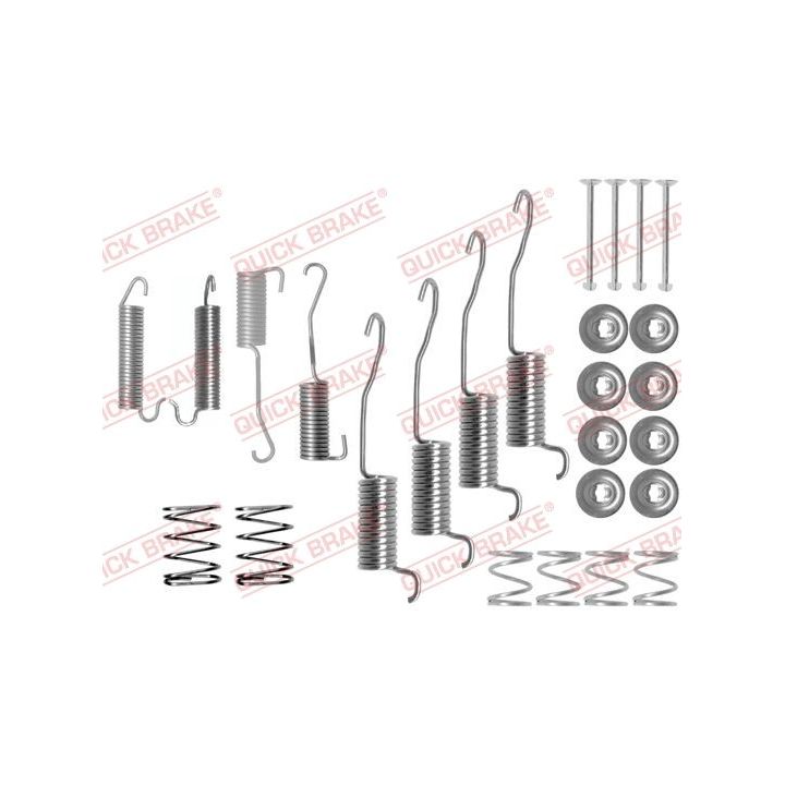 Priedų komplektas, stabdžių trinkelės QUICK BRAKE 105-0776