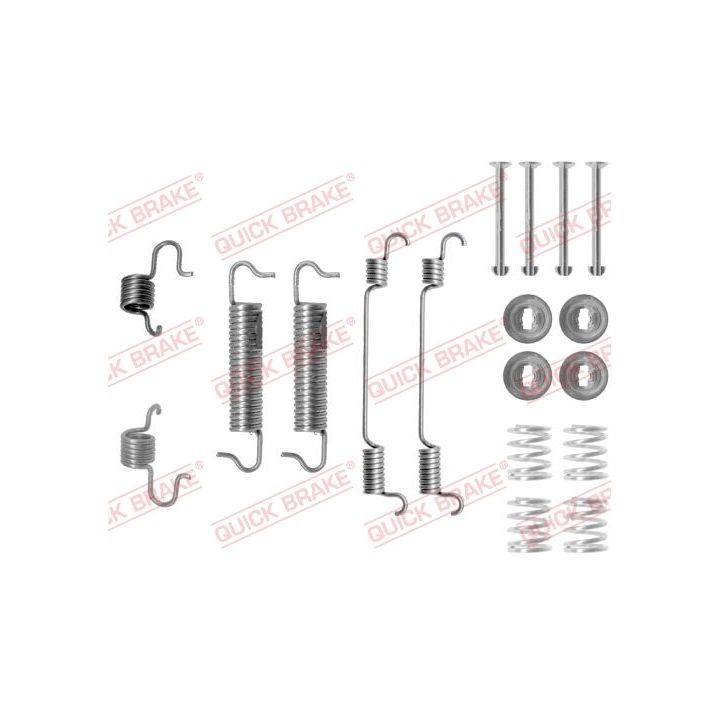 Priedų komplektas, stabdžių trinkelės QUICK BRAKE 105-0780