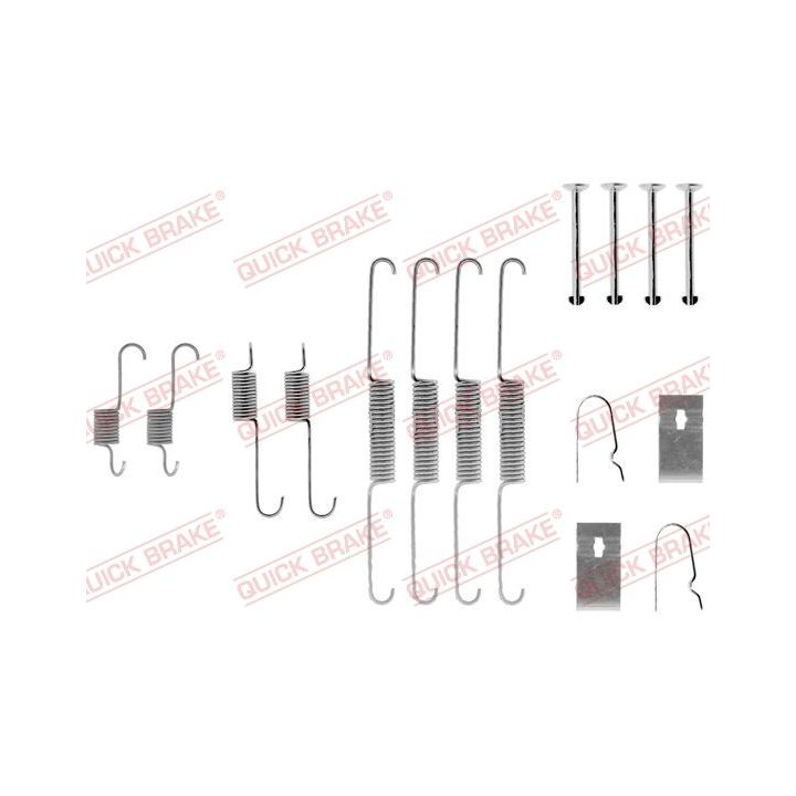 Priedų komplektas, stabdžių trinkelės QUICK BRAKE 105-0782