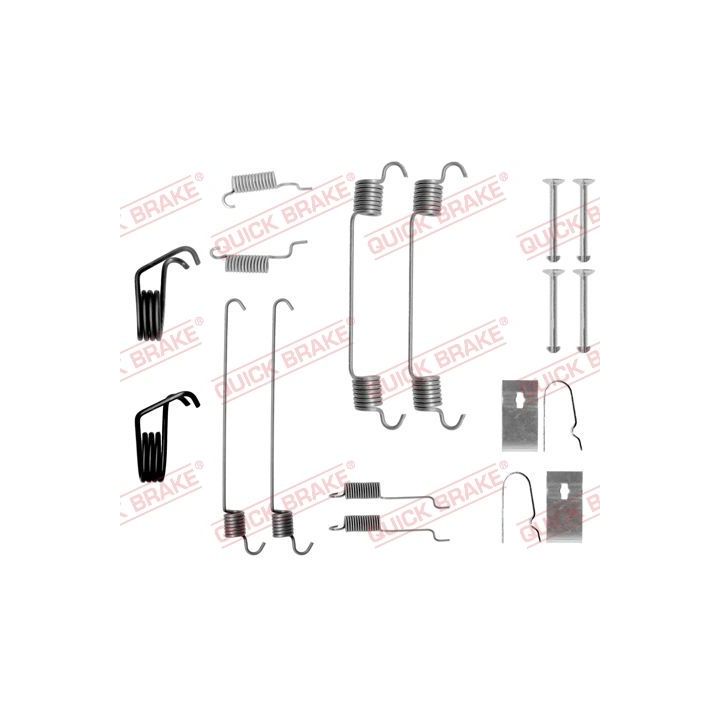 Priedų komplektas, stabdžių trinkelės QUICK BRAKE 105-0799