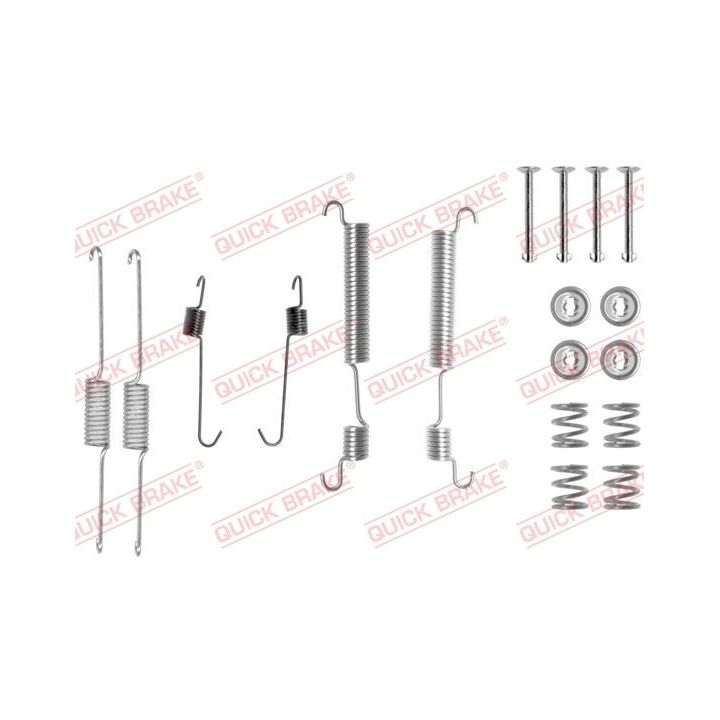 Priedų komplektas, stabdžių trinkelės QUICK BRAKE 105-0822
