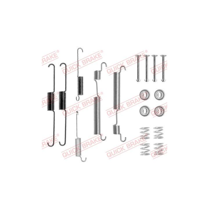 Priedų komplektas, stabdžių trinkelės QUICK BRAKE 105-0824