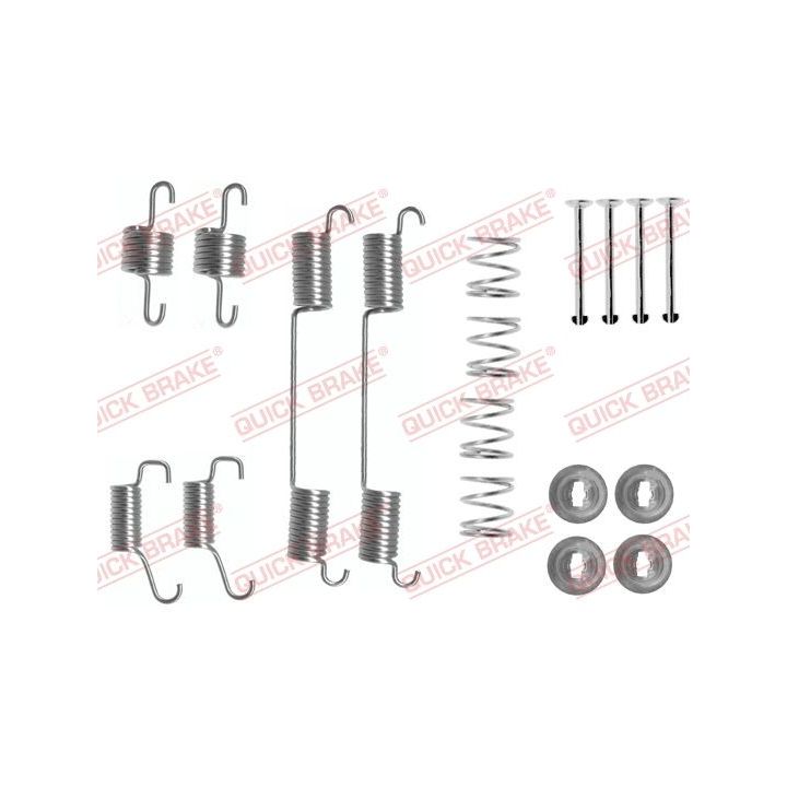 Priedų komplektas, stabdžių trinkelės QUICK BRAKE 105-0828