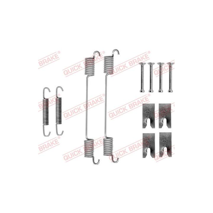 Priedų komplektas, stabdžių trinkelės QUICK BRAKE 105-0836