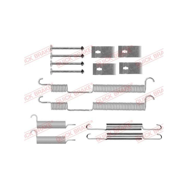 Priedų komplektas, stabdžių trinkelės QUICK BRAKE 105-0844