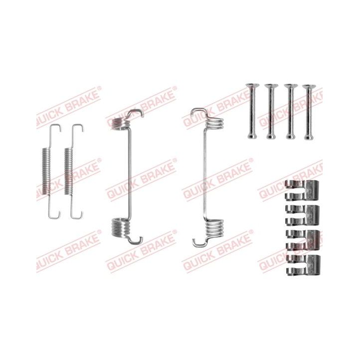 Priedų komplektas, stovėjimo stabdžių trinkelės QUICK BRAKE 105-0851