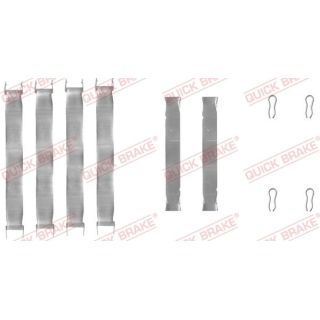 Priedų komplektas, diskinių stabdžių trinkelės QUICK BRAKE 109-0937